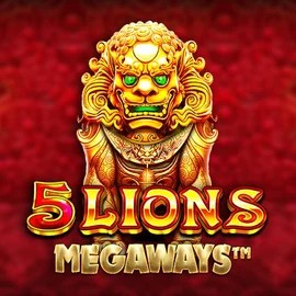 5 Lions Megaways slot visual from Pragmatic Play available on winrollacasino.eu.com