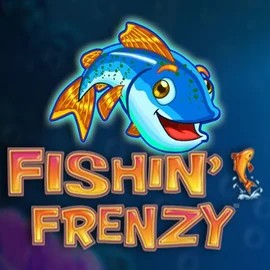 Fishin Frenzy logo – Slots by Blueprint Gaming at WinRolla Casino