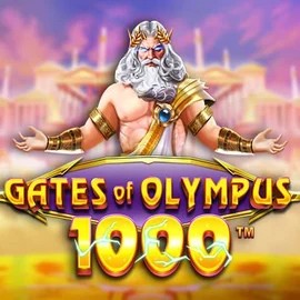 Gates of Olympus 1000 slot logo by Pragmatic Play at WinRolla Casino