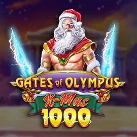 Official Slots logo: Gates of Olympus Xmas 1000 by Pragmatic Play at WinRolla Casino
