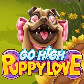Go High Puppy Love by RubyPlay, showcased at winrollacasino.eu.com – game logo