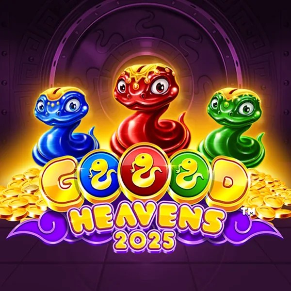 Goood Heavens by Rarestone Gaming, showcased at winrollacasino.eu.com – game logo