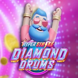 Hyper Strike Diamond Drums logo by Gameburger Studios WinRolla Casino