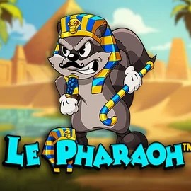 Le Pharaoh slot logo by Hacksaw Gaming at WinRolla Casino