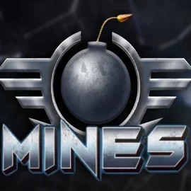 Mines online game logo by Turbo Games on winrollacasino.eu.com
