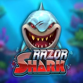 Razor Shark logo by Push Gaming at WinRolla Casino