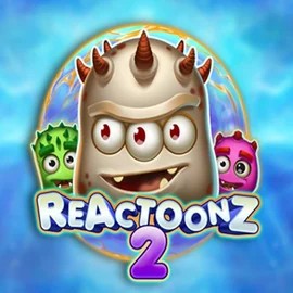 Reactoonz 2 logo by Play'n GO at WinRolla Casino
