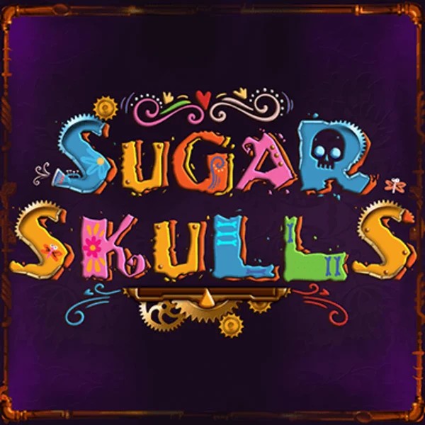 Official Slots logo: Sugar Skulls by Booming Games at WinRolla Casino