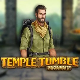 Temple Tumble Megaways slot logo by Relax Gaming at WinRolla Casino