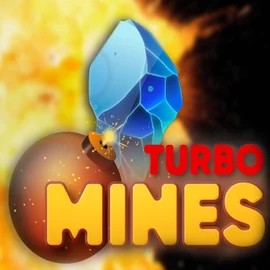 Turbo Mines slot icon by Turbo Games, available at WinRolla Casino